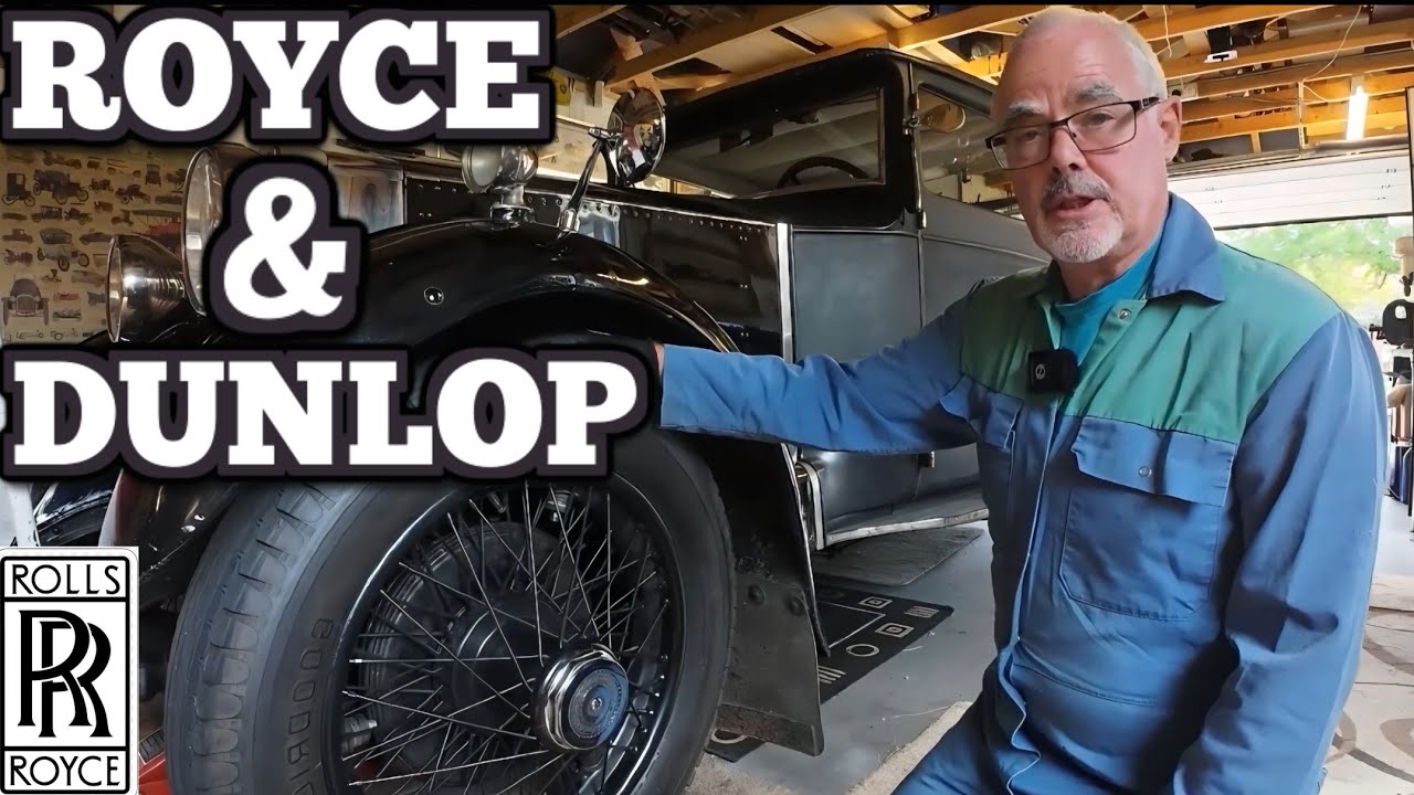 The SECRET'S Out! Removing Wheels on a Vintage ROLLS-ROYCE with SPECIAL LOCKING Nut Tool.