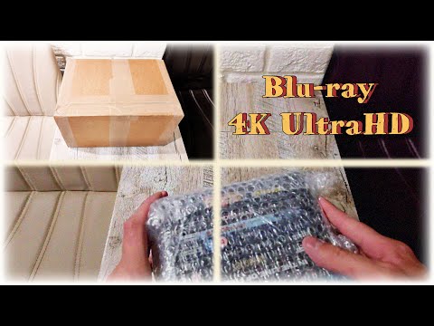 Распаковка посылки с Blu-ray и 4K UltraHD дисками в коллекцию...