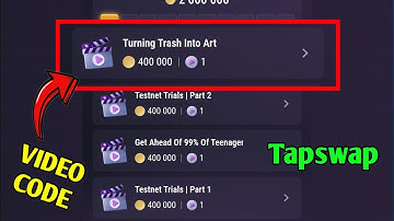 Turning Trash into Art ! Tapswap Code ! Turning Trash into Art How to Profit from Up Tapswap