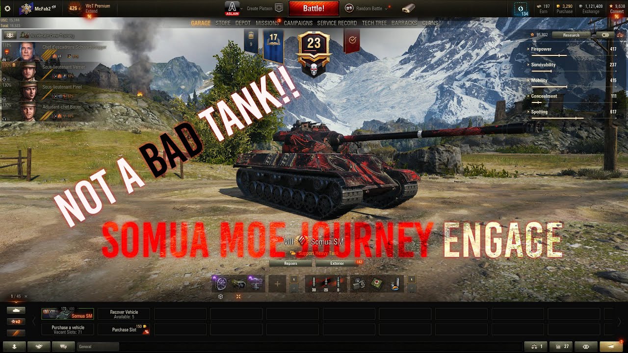 Somua SM MASTERY // 1st MOE Game// NOT a Bad Tank// WOT PC World of Tanks PC/WOT Console player