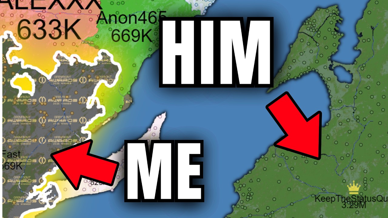 He was SO STRONG we had to 5v1 him! | OpenFront.io