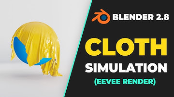Learn Cloth Simulation in Blender 2.8 - Eevee Render | Blender 3D Beginners Tutorial