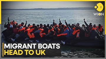 Migrants Attempt Channel Crossing In Small Boats From France | WION | World News
