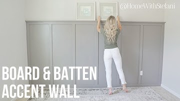 Board and Batten With Textured Walls | HomeWithStefani