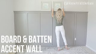 Board and Batten With Textured Walls | HomeWithStefani