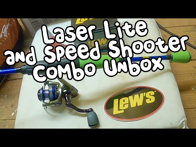 New Combo Unbox and First Catch Footage - Lew's Laser Lite 75 and Speed  Shooter 6'6 ML 