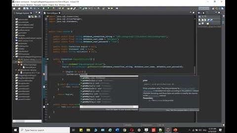 Veri Tabanı ve Yönetimi - JDBC Veritabanı Baglantısı