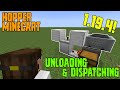 HOPPER MINECART UNLOADER &amp; DISPATCHER | Tutorial | 1.19.4 | VERY EASY