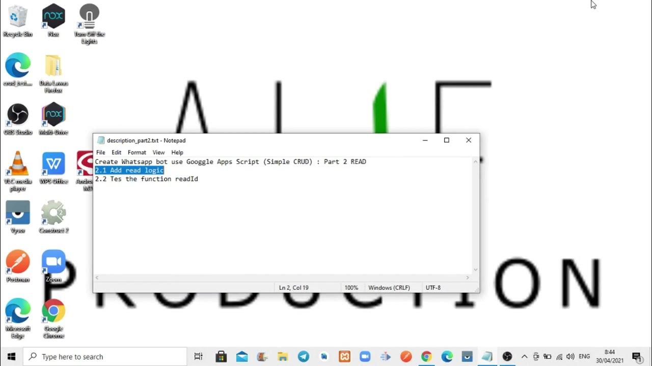 Script logic. Script logic