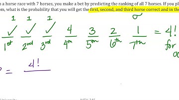 Calculate a probability with permutations #2