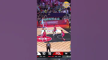 Luka Magic Scores A Triple With The Help Of The Table Slovenia Vs Poland 