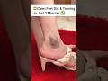 Clean Feet Dirt & Tanning In Just 2 minutes #homeremedies #shortsvideo #skincare
