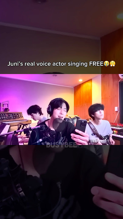 Jinu’s real voice actor sings FREE😤| Kpop Demon Hunters #shorts #kpopdemonhunters #ahnhyoseop