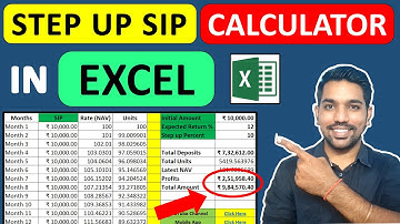 Step up SIP Calculator Excel | How to Calculate Step up SIP Returns [Examples]