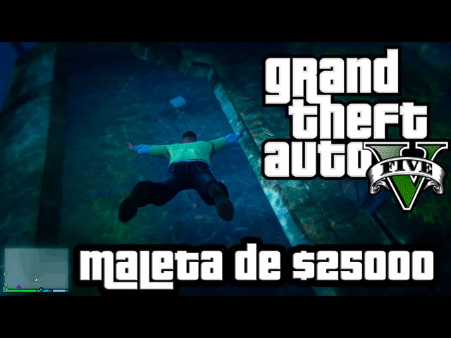 GTA V Submarino Com Maleta de Dinheiro de 25.000 PS3 PT BR 