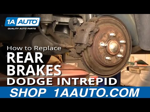How To Replace Rear Brakes 98 04 Dodge Intrepid YouTube