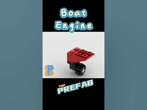 Lego Boat Engine stop motion animation #shorts #lego #legoaddict #