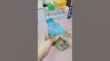 💦 DIY BOTTLE WATER SQUISHY ! Làm SQUISHY từ Nước // Quyển Sách Nhỏ #diy #squishy #shortvideo