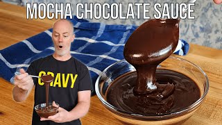 Easy Homemade Mocha Chocolate Sauce Recipe | Coffee Dessert Sauce | Coffee & Chocolate Syrup