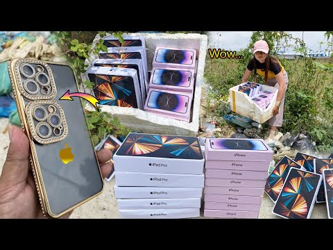 Wow...ipad Pro & iphone 14 pro max New 🤔Omg..! Found iphone 12 pro max Camera 6 Diamond Case