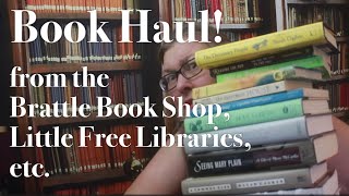 Book Haul! Brattle Book Shop, Little Free Libraries, etc. @HannahsBooks