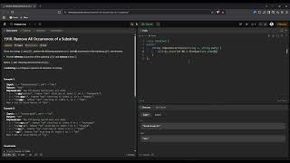 Remove All Occurrences of a Substring  | LeetCode Medium Problem 1910