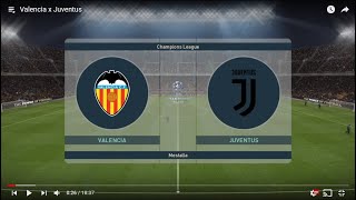 Valencia x Juventus