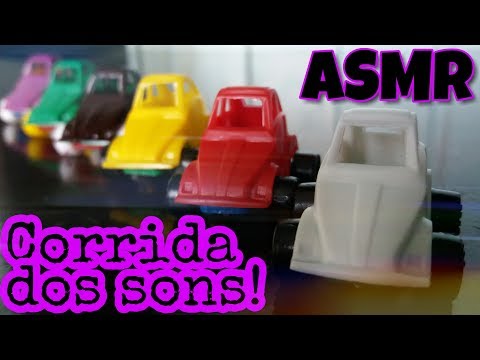 [ASMR em português] CORRIDA DOS SONS #03 - Vídeo para relaxar e descontrair!