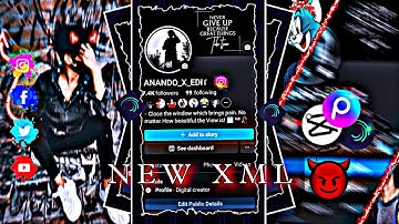 NEW FB/IG PROFILE TRENDING 😍💥 | 3D XML Preset file 📄🔥 | XML Project #alightmotion | #subscribe