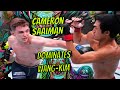 Every strike cameron saaiman landed on dana whites contender series  saaiman vs wangkim mma ufc