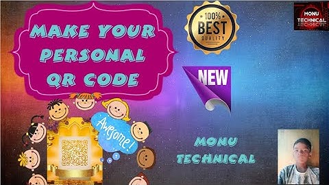 Make Your Personal QR Code | Design #QR_Code |
