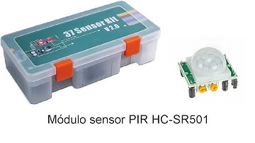 ELEGOO 🎯. SK 300: MÓDULO SENSOR DE MOVIMIENTO PIR HC-SR501.