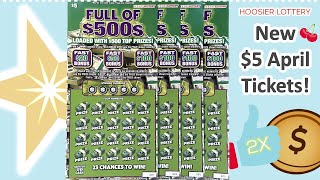 Full of $500s - Indiana Scratch Off Tickets - Hoosier Lottery - $20 Session