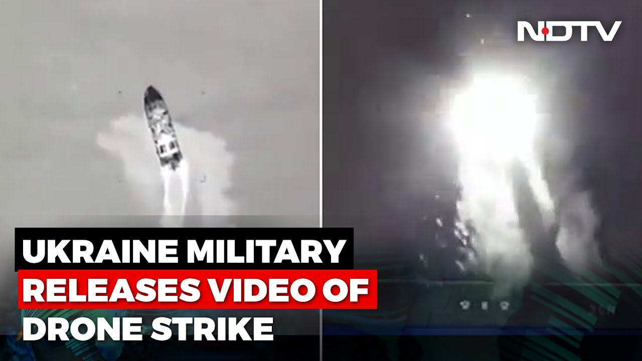 Watch: Ukraine Says It Destroyed Russian Patrol Boats In Black Sea ...