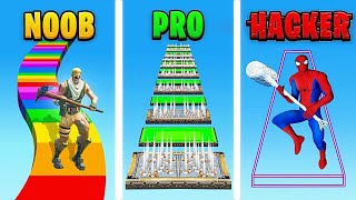 Fortnite NOOB vs PRO vs *HACKER*