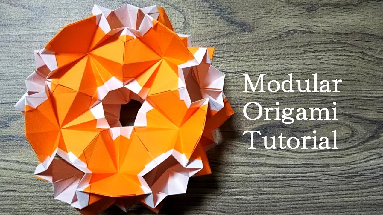 折り紙】くす玉 -Capricious / Origami Modular Kusudama - Capricious