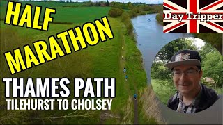 Half Marathon Thames Path Adventure - Tilehurst to Cholsey @DayTripperAdventures