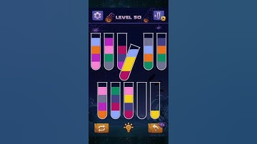50 Levels of Water sort Puzzle #shorts #cortos #shortvideo #watersortpuzzle #watersortpuzzlelevel
