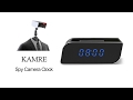 KAMRE WH13 mini camera clock video guide