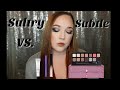 Anastasia Beverly Hills Sultry Palette Vault Collection | 2 Looks 1 Palette Subtle Vs. Sultry