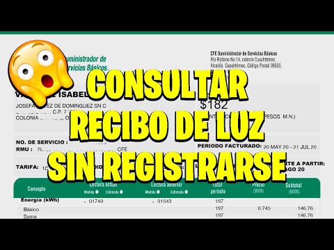 ? Consultar Recibo de Luz SIN REGISTRARSE