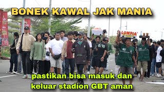 Rombongan JAK MANIA terus ditempel Bonek di Stadion Bung Tomo Surabaya | Persebaya vs Persija