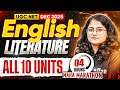 UGC NET English Literature Marathon | UGC NET English All 10 Units Marathon | UGC NET English PYQs