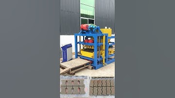 QT4-26 one key control cement concrete interlocking paving block making machine for pavers