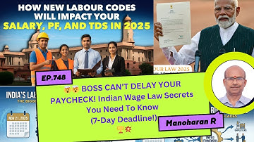 🚨STOP ILLEGAL SALARY DEDUCTIONS! The Code on Wages 2019 Explained #IndianLabourLaw #CodeOnWages2019