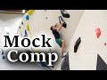 Mock Competition With The National Climbing Team