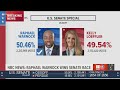 NBC News projecting Raphael Warnock winner of Senate runoff