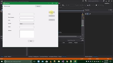 HR Management System in C# Part 4 in Urdu || CRUD Operation On Wamp Server from Windows form