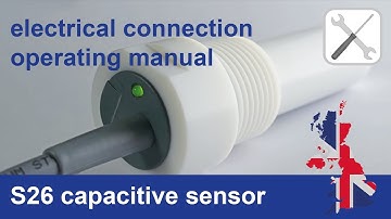 capacitive sensor - sensitivity adjustment potentiometer - ready for operation