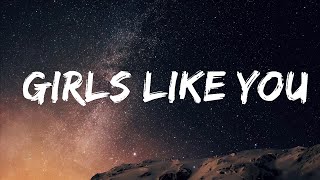 Maroon 5 - Girls Like You (Lyrics) ft. Cardi B  | Music Mystique
